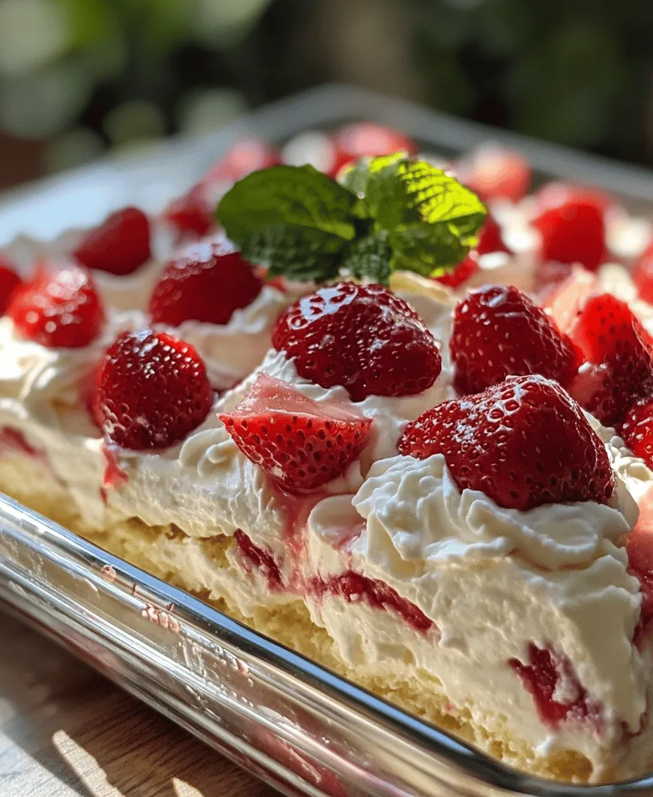 If you're searching for a dessert that perfectly balances freshness, sweetness, and visual appeal, look no further than Strawberry Lasagna Delight. This innovative dessert takes the classic concept of lasagna and transforms it into a delightful treat that can be enjoyed on any occasion. With layers of luscious strawberries, creamy filling, and a crisp crust, this dessert is not only a feast for the taste buds but also a stunning centerpiece for your table.