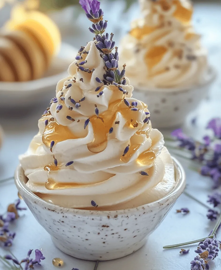 If you’re looking for a dessert that combines elegance with simplicity, look no further than Honey Lavender Dream Cream. This delightful treat is a luscious, creamy concoction that perfectly marries the floral notes of lavender with the natural sweetness of honey. The result is a dessert that not only tantalizes the taste buds but also offers a unique sensory experience that captivates the senses.