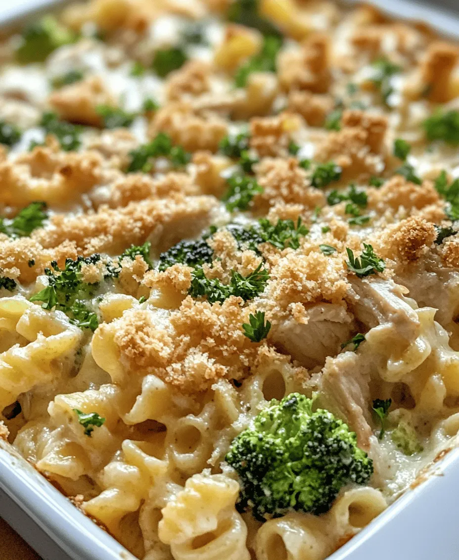 To craft the perfect Creamy Chicken Alfredo Casserole, it’s essential to understand the role each component plays in creating this mouthwatering dish. Here’s a closer look at the main ingredients that come together to make this casserole a standout: