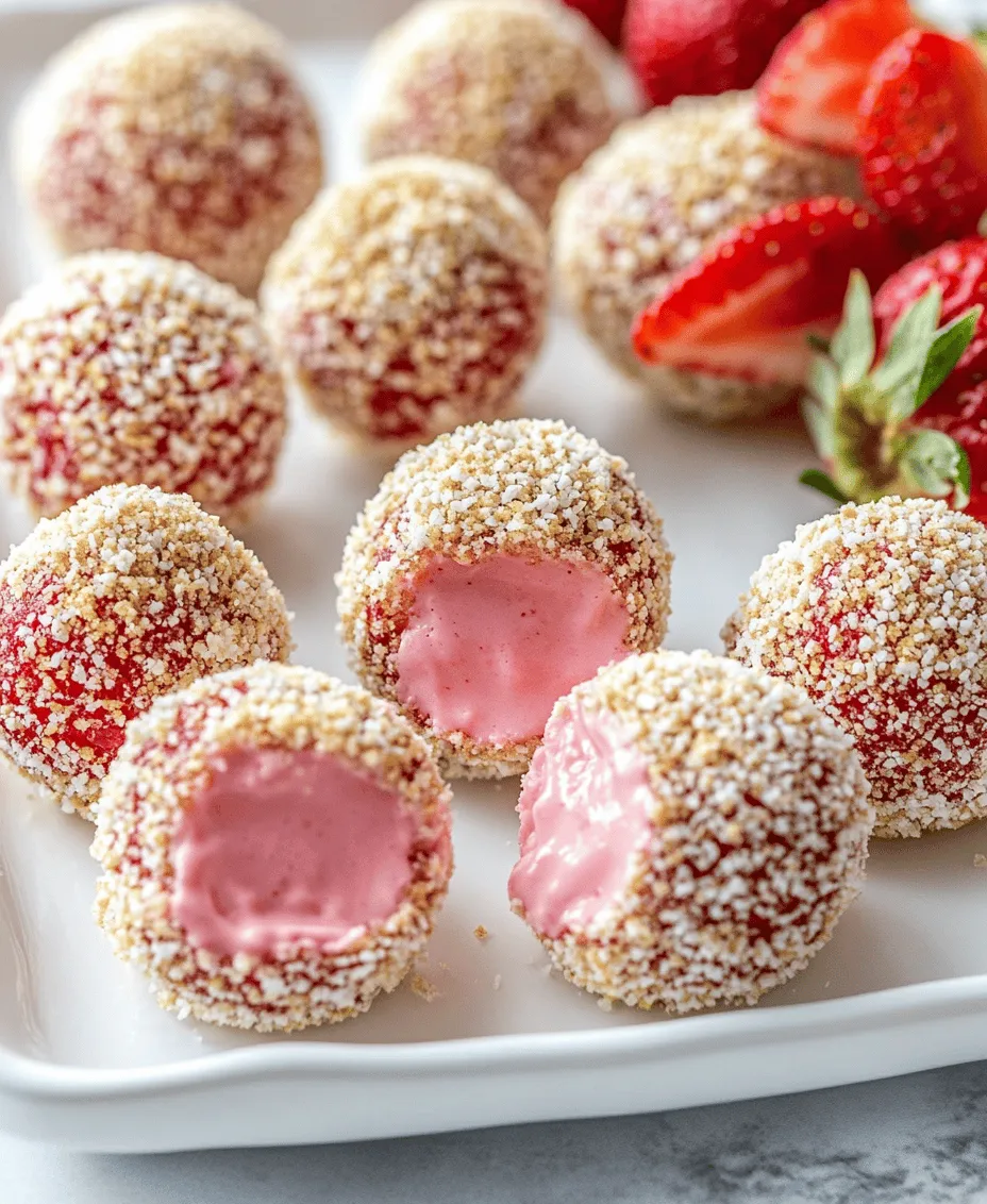 Desserts hold a special place in the hearts of many, often serving as the crowning glory of celebrations and gatherings. Whether it's a birthday party, a holiday feast, or simply an indulgent treat after a long day, the allure of a well-crafted dessert can elevate any occasion. Among the myriad of sweet options available, Strawberry Cheesecake Truffle Balls stand out as a delightful fusion of flavors and textures that are sure to impress.