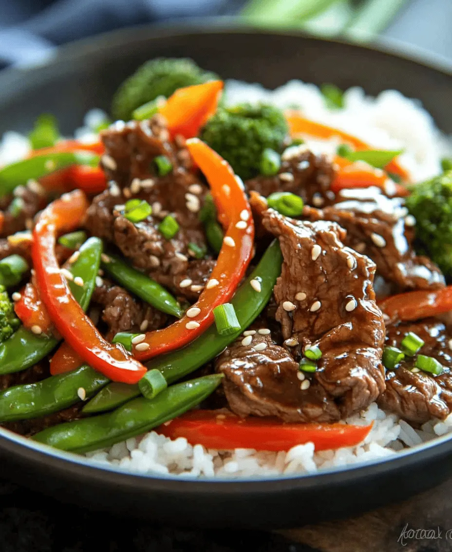 In the realm of quick and delicious meals, few dishes can rival the Sizzling Beef Stir Fry with Rice. This dish is a culinary gem that not only tantalizes the taste buds but also caters to the busy lifestyles of modern-day families. Within just 30 minutes, you can bring the vibrant flavors of a restaurant-quality stir fry to your dining table, making it an ideal choice for hectic weeknights when time is of the essence.