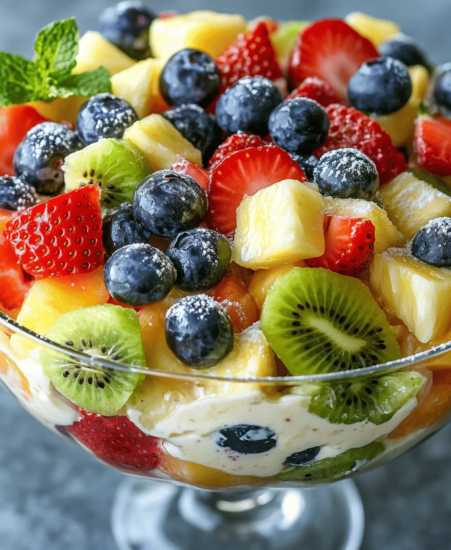 Fruit salads have long been a beloved staple in kitchens around the world, celebrated for their refreshing flavors and versatility. Whether served as a light dessert, a side dish, or a healthy snack, fruit salads can easily cater to a variety of tastes and occasions. They can be made with virtually any fruit, allowing home cooks to experiment with seasonal produce and create unique combinations that appeal to their family and friends.