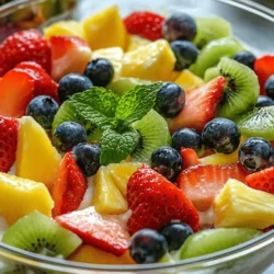 Fruit salads have long been a beloved staple in kitchens around the world, celebrated for their refreshing flavors and versatility. Whether served as a light dessert, a side dish, or a healthy snack, fruit salads can easily cater to a variety of tastes and occasions. They can be made with virtually any fruit, allowing home cooks to experiment with seasonal produce and create unique combinations that appeal to their family and friends.