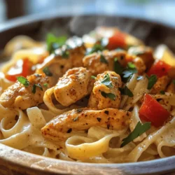 Cajun cuisine, with its rich tapestry of flavors and cultural influences, has made a significant mark on the culinary world. Originating from the Acadian people of Louisiana, Cajun food is renowned for its bold spices, hearty ingredients, and vibrant dishes that tell a story of resilience and celebration. Among the myriad of dishes that represent this spirited culinary tradition, Spicy Cajun Chicken Fettuccine stands out as a perfect harmony of heat and creaminess, offering a delightful experience for both the palate and the senses.