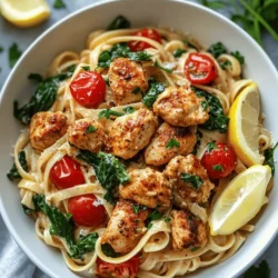Embark on a culinary journey with our Creamy One Pot Cajun Chicken Linguine, where the vibrant flavors of Cajun cuisine meet the comforting embrace of pasta. This dish is not only a feast for the senses but also a practical solution for busy weeknights or intimate family dinners. Imagine tender chicken pieces simmered in a rich, creamy garlic Parmesan sauce, enveloped in perfectly cooked linguine—a meal that is both indulgent and satisfying.