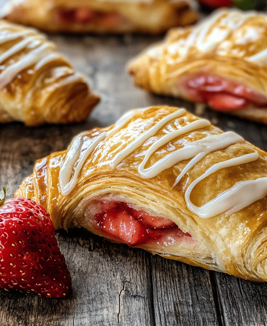 Danish pastries are a beloved staple in bakeries around the world, known for their flaky texture and delightful fillings. Originating from Denmark, these pastries have evolved to encompass a variety of flavors and styles, making them a versatile treat suitable for breakfast, brunch, or even dessert. One of the standout recipes in this genre is the Strawberry Danish Delight, which captivates with its combination of fresh strawberries and a rich cream cheese glaze.