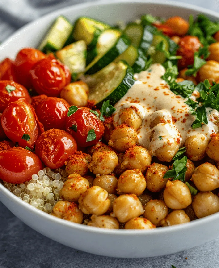 In a world where healthy eating is becoming increasingly vital, the Roasted Veggie & Chickpea Bowl with Maple Dijon Tahini Dressing stands out as a vibrant, nutritious, and delicious option. This dish is more than just a meal; it’s an experience filled with flavors and textures that excite the palate while nurturing the body. Perfect for those who embrace plant-based eating or anyone looking to boost their vegetable intake, this bowl is both satisfying and wholesome.