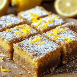 Lemon desserts have an undeniable allure, captivating the taste buds with their bright, refreshing flavors. From zesty lemon meringue pie to tangy lemon bars, these treats evoke a sense of sunshine and warmth, making them a favorite for many. Among the myriad of lemon-infused delights, Zesty Lemon Bliss Brownies stand out as a unique and delightful twist on the traditional brownie. Combining the rich, fudgy texture of classic brownies with the invigorating tang of fresh lemons, this dessert offers a perfect balance of sweet and tart flavors that will leave you craving more.