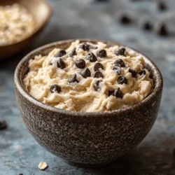 Gone are the days when dessert was synonymous with heavy, calorie-laden indulgences. As more individuals become aware of their dietary choices, they are opting for treats that align with their health goals. This shift has given rise to a plethora of recipes that incorporate wholesome ingredients, allowing for the enjoyment of sweet treats without the associated guilt. The Heavenly Greek Yogurt Cookie Dough embodies this trend perfectly, merging traditional cookie dough flavors with nutritional benefits that make it a go-to for health enthusiasts and cookie lovers alike.