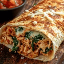 To create the perfect Cheesy Garlic Chicken Wraps, it’s essential to understand the role of each ingredient in the recipe. Each component adds its unique flair, contributing to the overall flavor and texture of the dish.