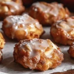 Baked apple fritters are a delightful treat that combines the comforting flavors of warm apples and spices with the satisfying texture of a doughnut. These sweet, pillowy bites have earned their place in the hearts of many, often enjoyed as a breakfast indulgence or an afternoon snack. Their appeal lies not only in their delicious taste but also in the fact that they can be made healthier by baking instead of frying. This means you can savor the sweet indulgence without the guilt, making them a perfect choice for anyone looking to enjoy a treat that aligns with their health goals.
