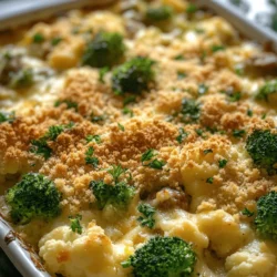 When it comes to comfort food, few dishes can compete with a hearty casserole that combines flavors and textures in a delightful way. Enter the Cheesy Broccoli, Sausage, and Cauliflower Casserole—a dish that marries the savory richness of Italian sausage with the nutritional benefits of fresh broccoli and cauliflower. This casserole is not only a feast for the taste buds but also a simple recipe that fits seamlessly into both busy weeknight dinners and festive weekend gatherings.