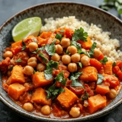 Sweet Potato & Chickpea Curry has become a beloved dish among foodies and health enthusiasts alike, and for good reason. This vibrant, hearty curry not only tantalizes the taste buds with its complex flavors but also packs a nutritional punch that makes it a perfect choice for a wholesome meal. Originating from various cuisines around the world, particularly in Indian and Middle Eastern cooking, this dish embodies the essence of comfort food while promoting a healthy lifestyle.