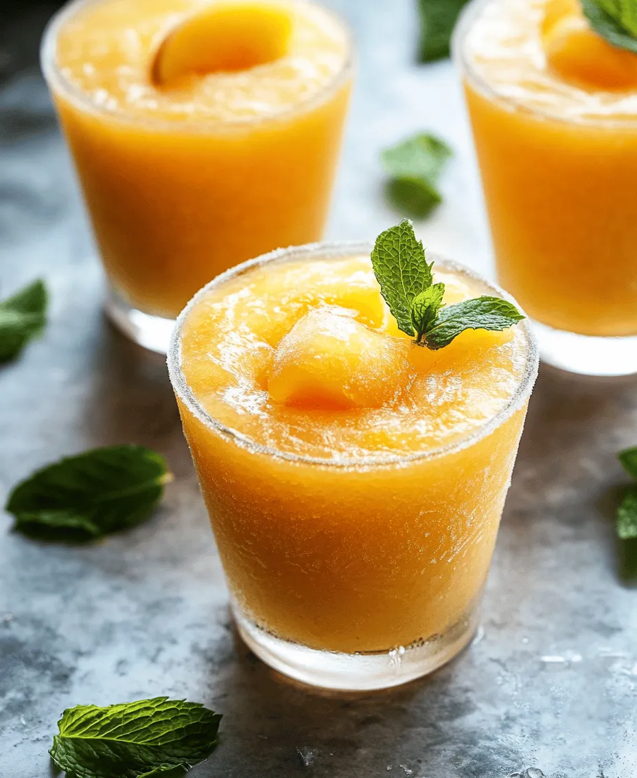 As the summer months roll in, it becomes essential to have a repertoire of refreshing drinks at your disposal. The significance of staying hydrated cannot be overstated, especially when temperatures soar. Refreshing beverages serve as a way to cool down and revitalize, and slushies have surged in popularity as a go-to choice for both children and adults. Their icy texture and fruity flavors perfectly embody the spirit of summer, and the Frozen Peach Lemonade Slushie stands out as a versatile option that can be enjoyed at picnics, pool parties, or simply as a mid-afternoon treat.