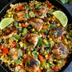 Salsa verde, the star of this dish, is a vibrant green sauce that hails from Mexican cuisine. Made primarily from tomatillos, green chili peppers, onions, garlic, and cilantro, salsa verde is celebrated for its bright, tangy flavor. It enhances the taste of various dishes, particularly chicken, infusing each bite with a zesty kick that elevates the entire meal. The cultural significance of salsa verde extends beyond mere flavor; it represents a blend of textures and tastes synonymous with Mexican cooking, where fresh ingredients play a pivotal role.