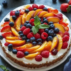 As the sun shines brighter and the temperatures rise, the allure of no-bake desserts becomes irresistible. No-bake treats are a staple during the summer months, allowing you to indulge in sweet flavors without the need to heat up your kitchen. One delightful option that perfectly captures the essence of summer is a No-Bake Summer Berry and Peach Cheesecake. This dessert not only boasts refreshing flavors but also embodies the easy-going spirit of warm-weather gatherings.