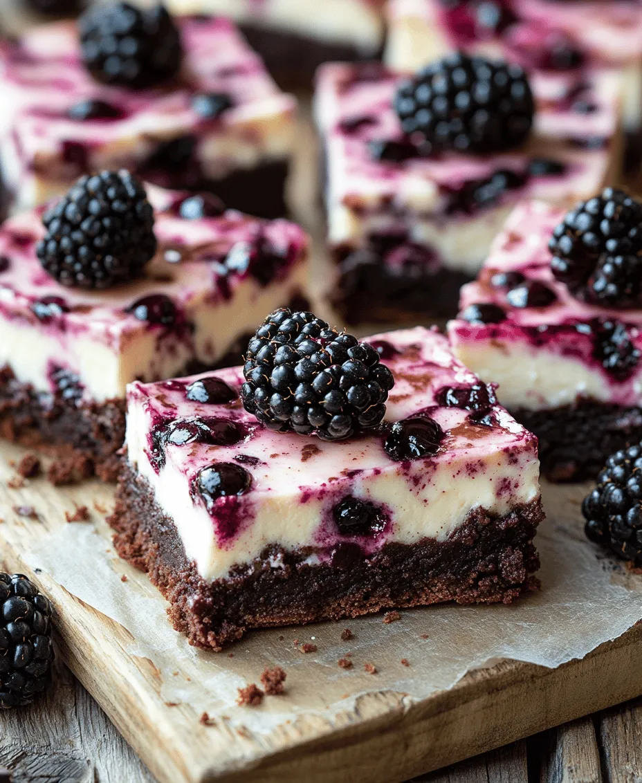 The foundation of any great recipe lies in its ingredients. For our Blackberry Cheesecake Brownies Delight, we have carefully selected components that enhance the flavors and textures of both the brownie and cheesecake layers. Let’s delve into what makes this dessert uniquely delicious.