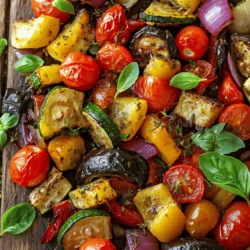 In the realm of healthy eating, Mediterranean cuisine stands out for its vibrant flavors, nourishing ingredients, and emphasis on vegetables. One of the simplest yet most delightful dishes to prepare is Mediterranean Roasted Vegetables Delight. This recipe not only showcases a colorful array of vegetables but also embodies the essence of Mediterranean cooking with its aromatic herbs and spices. Ideal as a side dish or a satisfying main course, this dish is a celebration of seasonal produce and culinary simplicity.