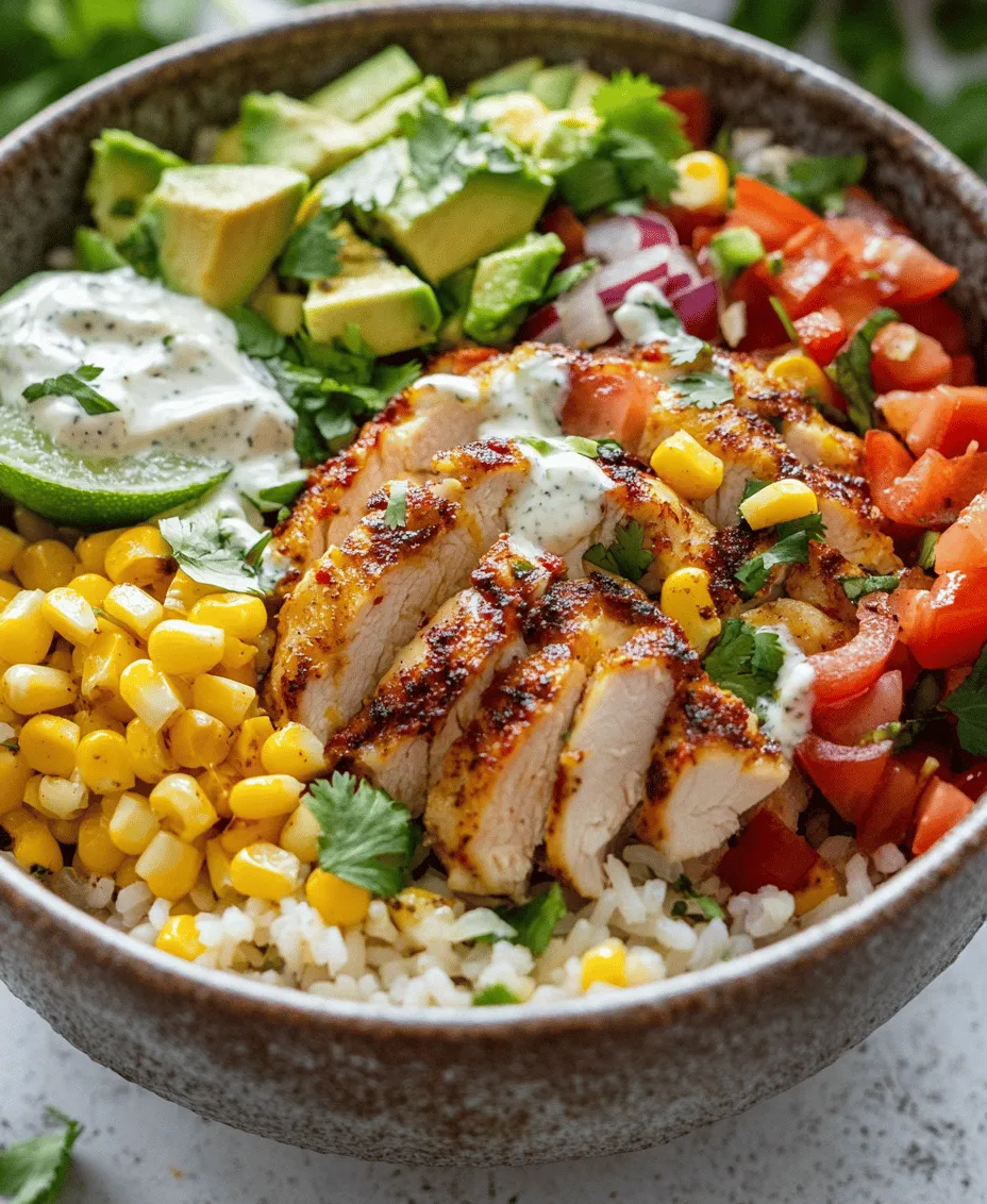 Creating the perfect Street Corn Chicken Rice Bowl requires understanding the role each ingredient plays. Not only do they contribute to the dish's flavor, but they also enhance its nutritional profile. Let's break down the main components: