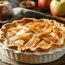 There’s a certain magic that happens in kitchens when the aroma of baked apples and warm spices fills the air. Classic Comfort Apple Pie is more than just a dessert; it’s a warm embrace on a plate, evoking memories of family gatherings, holiday celebrations, and leisurely afternoons spent with loved ones. This beloved dessert has a rich history and a cherished place in American culture, making it the ultimate symbol of comfort and home cooking.
