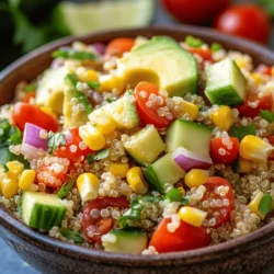 In recent years, quinoa has emerged as a standout superfood, celebrated not only for its exceptional nutritional profile but also for its versatility in culinary applications. Often referred to as a "grain," quinoa is actually a seed that belongs to the amaranth family. Its growing popularity among health-conscious individuals can be attributed to its rich protein content, gluten-free nature, and array of essential nutrients. As the warmer months approach, the appeal of fresh salads becomes increasingly prominent, inviting us to enjoy light, vibrant meals that are both satisfying and nourishing.