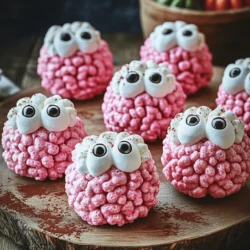 As the leaves turn crisp and the air grows chilly, Halloween approaches with an array of celebrations that invite creativity and fun. Among the many culinary delights that can adorn your spooky gatherings, Marshmallow Rice Krispies Brains stand out as a playful and visually striking dessert. These charming treats are perfect for Halloween parties, themed events, or simply as a whimsical creation to enjoy with your family. Their unique shape, reminiscent of human brains, adds an element of surprise to your dessert table, making them a hit with both kids and adults alike.