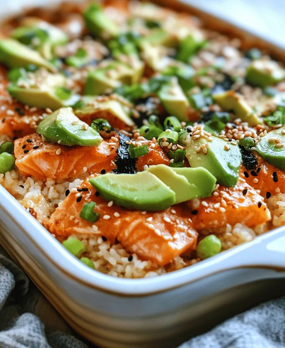 Sushi has become a beloved global cuisine, captivating food enthusiasts with its delicate flavors and artful presentation. From traditional rolls to innovative fusion dishes, sushi offers a wide range of taste experiences that can suit any palate. One exciting and increasingly popular variation is the Spicy Salmon Sushi Bake, a dish that marries the essence of sushi with the comforting qualities of a baked casserole. This easy-to-make recipe provides an accessible alternative to traditional sushi rolls, making it ideal for both sushi aficionados and newcomers alike.