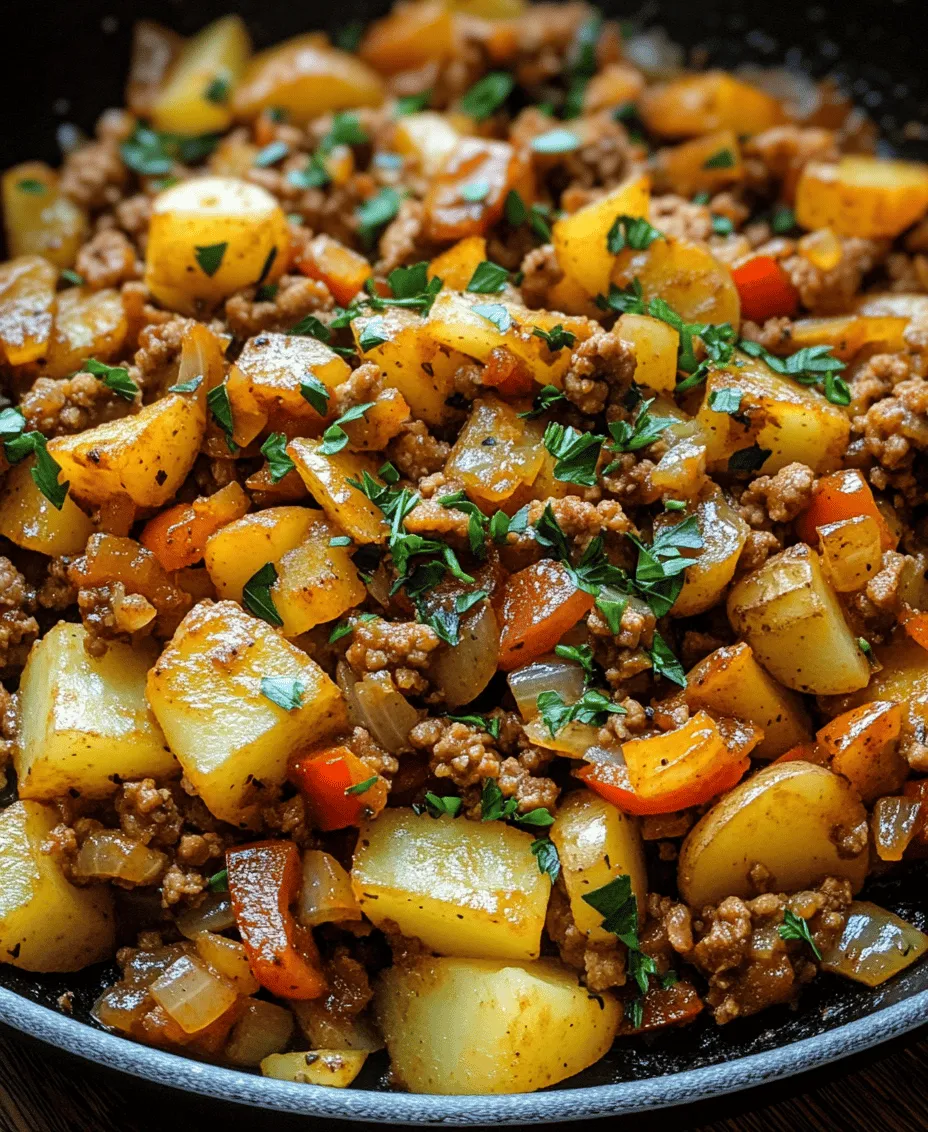 Ground Turkey with Potatoes is a versatile and satisfying dish that brings together the wholesome flavors of lean ground turkey and hearty potatoes in a simple skillet preparation. This dish is not only a culinary delight but also a practical choice for busy households. In today’s fast-paced world, finding a meal that is both nutritious and easy to prepare can be a challenge. Ground Turkey with Potatoes perfectly addresses this need, making it an ideal option for busy weeknights or a cozy family dinner.