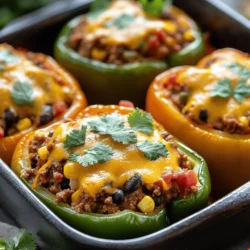 At the heart of our Spooktacular Halloween Stuffed Peppers are the bell peppers themselves. These vibrant vegetables come in a variety of colors, including red, yellow, green, and orange. Each color offers a unique taste profile and nutritional benefits, making them a perfect canvas for our Halloween creation.