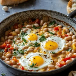 Spanish Beans & Eggs is a hearty and satisfying dish that has captured the hearts of breakfast lovers worldwide. This delightful recipe combines protein-rich eggs with fiber-packed beans, creating a fulfilling meal that is as nutritious as it is delicious. In the realm of culinary experiences, Spanish cuisine stands out for its vibrant flavors, rich ingredients, and regional diversity. This dish not only embodies those characteristics but also reflects the Mediterranean lifestyle, which emphasizes fresh produce and wholesome ingredients.