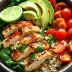 In the landscape of contemporary cuisine, rice bowls have skyrocketed in popularity, emerging as a go-to option for those seeking convenience without compromising on nutrition. These versatile dishes not only pack an array of flavors but also serve as an ideal canvas for a variety of ingredients, allowing for endless customization. Whether you are a busy professional, a health-conscious parent, or a student navigating a tight schedule, the Quick Avocado Chicken Rice Bowl is a nourishing, easy-to-make meal that fits seamlessly into your lifestyle.