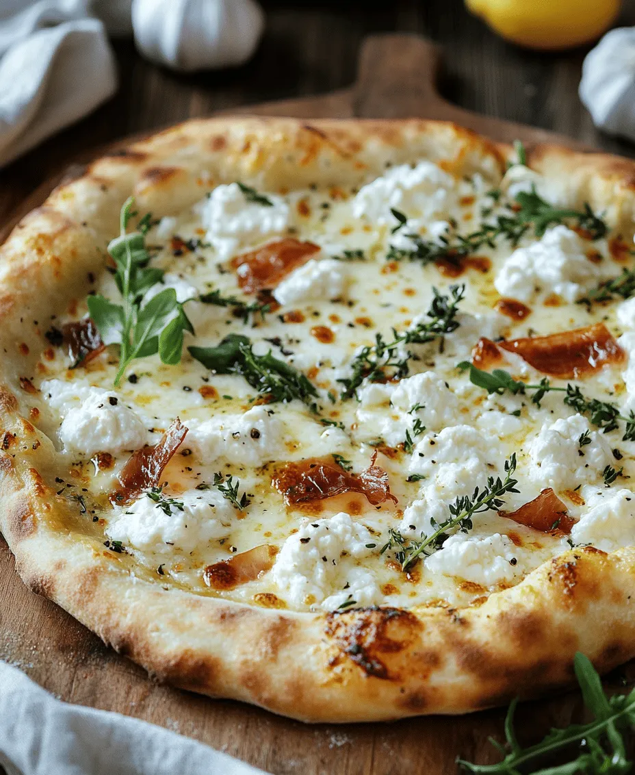 White pizza, a delightful alternative to its red-sauce counterpart, has garnered a devoted following among pizza enthusiasts and casual diners alike. This delectable dish is celebrated for its rich, creamy base, which often features a blend of cheeses and aromatic herbs that promise an unforgettable flavor experience. Among the many variations, the Heavenly White Pizza with Prosciutto stands out as a beacon of culinary indulgence, showcasing a unique combination of flavors that come together to create a pizza that is both sophisticated and comforting.