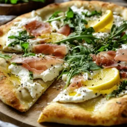 White pizza, a delightful alternative to its red-sauce counterpart, has garnered a devoted following among pizza enthusiasts and casual diners alike. This delectable dish is celebrated for its rich, creamy base, which often features a blend of cheeses and aromatic herbs that promise an unforgettable flavor experience. Among the many variations, the Heavenly White Pizza with Prosciutto stands out as a beacon of culinary indulgence, showcasing a unique combination of flavors that come together to create a pizza that is both sophisticated and comforting.