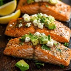 In today's fast-paced world, healthy eating has become more important than ever. With rising health concerns and a greater emphasis on nutrition, incorporating fresh, wholesome ingredients into our meals is essential. One of the best ways to achieve a well-balanced diet is by including fish, particularly salmon, which is packed with nutrients and flavor. This baked salmon recipe, featuring the creamy richness of avocado and the tangy goodness of feta cheese, is not only easy to prepare but also offers a delightful combination of flavors that can elevate any meal.