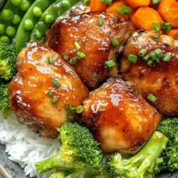 If you're looking for a dish that combines convenience, flavor, and nutrition, look no further than Slow Cooker Honey Garlic Chicken and Veggies. This recipe is a delightful blend of tender chicken thighs, vibrant vegetables, and a sticky, sweet, and savory sauce that will tantalize your taste buds. The slow cooker method not only makes preparation a breeze but also allows the ingredients to meld together beautifully, creating a dish that's bursting with flavor.
