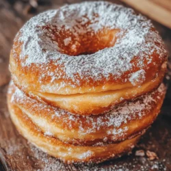 Before diving into the recipe, let’s take a moment to appreciate the wonderful flavor profile that makes Cinnamon-Spiced Apple Fritter Donuts a beloved choice. The combination of tender apples, aromatic spices, and a sweet, soft dough creates a comforting taste experience that transports you to cozy autumn days, no matter the season.