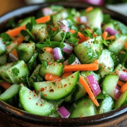As the warm weather approaches, the desire for light and refreshing meals grows stronger. One dish that perfectly embodies this craving is the refreshing cucumber carrot salad. This vibrant salad is not only visually appealing but also versatile enough to complement any occasion, whether you are hosting a summer picnic, preparing a family gathering, or simply enjoying a light lunch.