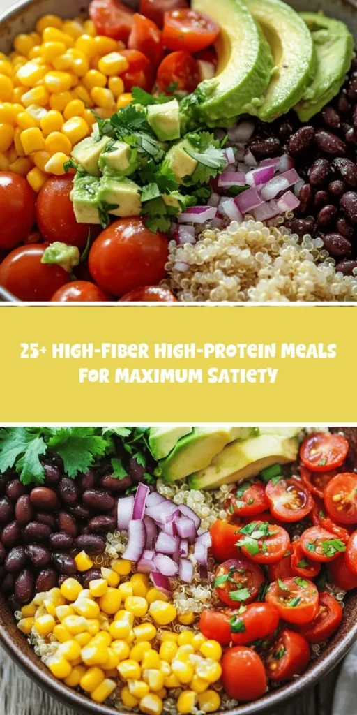 Try this delicious Protein-Packed Quinoa & Bean Bowl for a nutritious and satisfying meal! Rich in protein and fiber, it's perfect for busy weeknights and can be easily customized with seasonal veggies. This bowl combines quinoa, beans, and a variety of colorful toppings for a tasty and healthy dish. Plus, explore other high-protein recipes like Lentil & Spinach Salad or Chickpea & Avocado Wraps! #HealthyEating #ProteinPacked #MealPrep #QuinoaBowl #Nutrition #CleanEating #EasyRecipes