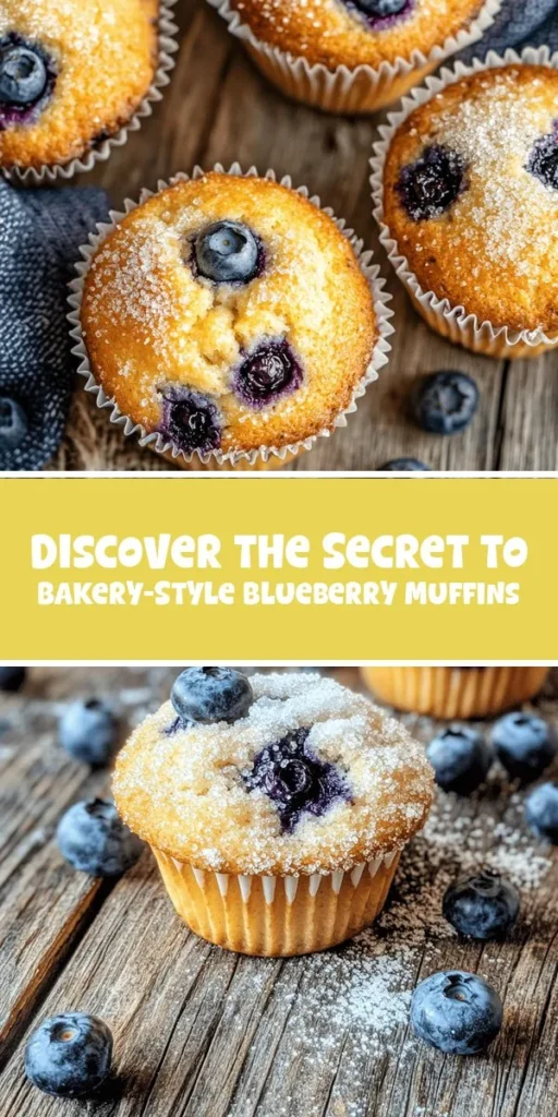 Unleash your inner baker with this guide to making perfect bakery-style blueberry muffins! Discover the secrets behind their moist texture, bursting flavor, and golden tops. From choosing the right ingredients to mastering mixing techniques, you've got everything you need to recreate that cozy café experience at home. Impress friends and family with these delightful treats that are perfect for any occasion. Get ready to enjoy muffins that steal the spotlight! #BlueberryMuffins #BakingTips #HomemadeTreats #MuffinRecipe #ComfortFood