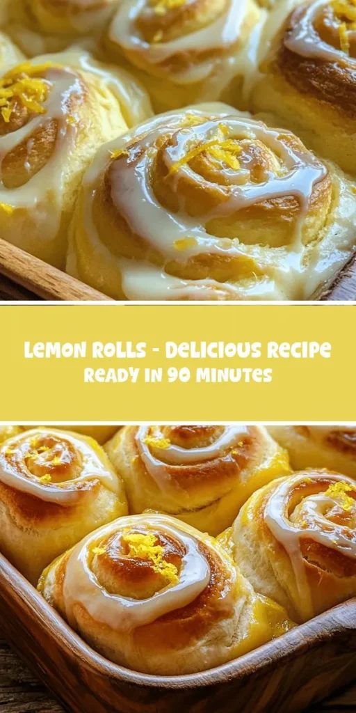 Discover the joy of baking with lemon rolls, a delightful blend of sweet and tangy flavors in light, fluffy dough. Perfect for gatherings, brunches, or a refreshing snack, these citrus treats encapsulate the essence of spring. Our article breaks down everything you need to know, from key ingredients to a step-by-step guide. Treat yourself and your loved ones to this irresistible dessert! #LemonRolls #BakingJoy #CitrusTreats #DessertRecipes #FoodieDelights