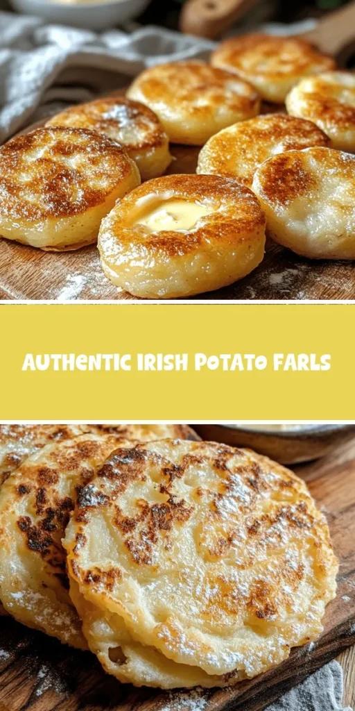 Discover the delicious world of Savory Irish Potato Farls, a beloved Irish comfort food with a crispy exterior and fluffy interior. Perfect for breakfast or as a delightful side dish, these potato cakes are easy to make with simple ingredients. Learn the rich history and variations of potato farls, and enjoy them topped with butter or served alongside hearty stews. Embrace tradition and create your own tasty memories in the kitchen! #IrishCooking #PotatoFarls #ComfortFood #HomemadeDelights #RecipeOfTheDay