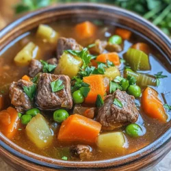 To truly appreciate the depth of flavor and health benefits of Hearty Vegetable Beef Soup, it’s essential to understand the ingredients that come together to create this dish. Each component plays a strategic role, contributing not only to the soup’s taste but also to its nutritional value.