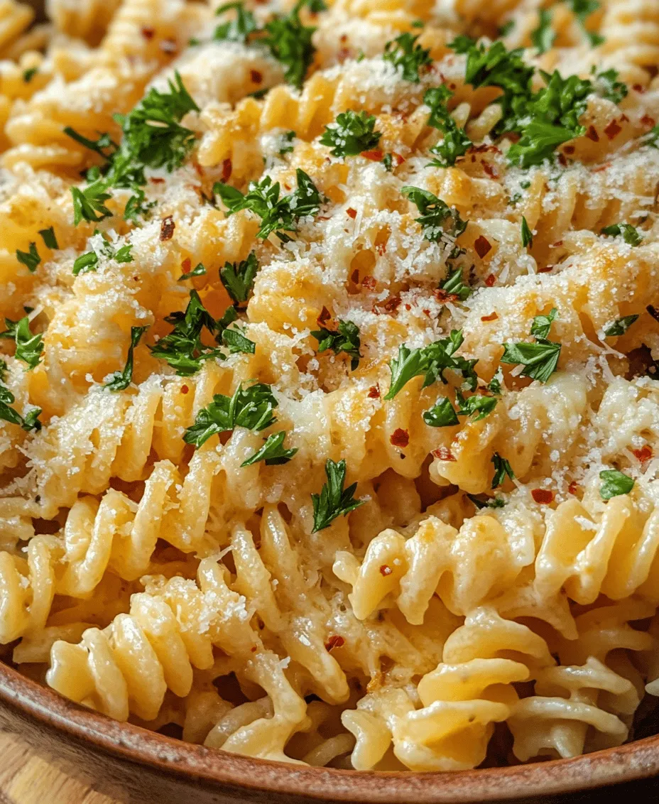If you’re a fan of cheesy dishes that tantalize your taste buds and offer a comforting embrace, then Cheesy Garlic Twisted Pasta is bound to become a staple in your kitchen. This delightful dish combines the rich flavors of cheese and garlic, enveloped in perfectly twisted fusilli pasta. Whether you’re preparing a cozy family dinner, hosting a gathering with friends, or simply indulging in a solo meal, this recipe delivers on all fronts—comfort, flavor, and ease of preparation.