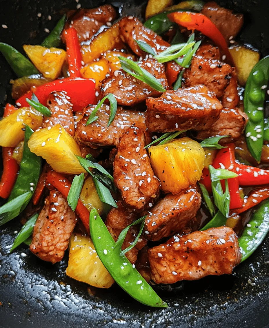If you're in search of a dish that combines fresh flavors with quick preparation, look no further than the Tangy Delight: Sour Pork Stir-Fry. This vibrant dish is not just a feast for the eyes but also a symphony of taste that balances tangy and savory elements beautifully. The zesty zing of lime juice, the umami depth of soy sauce, and the natural sweetness of fresh vegetables come together to create a delightful experience that is both satisfying and energizing.