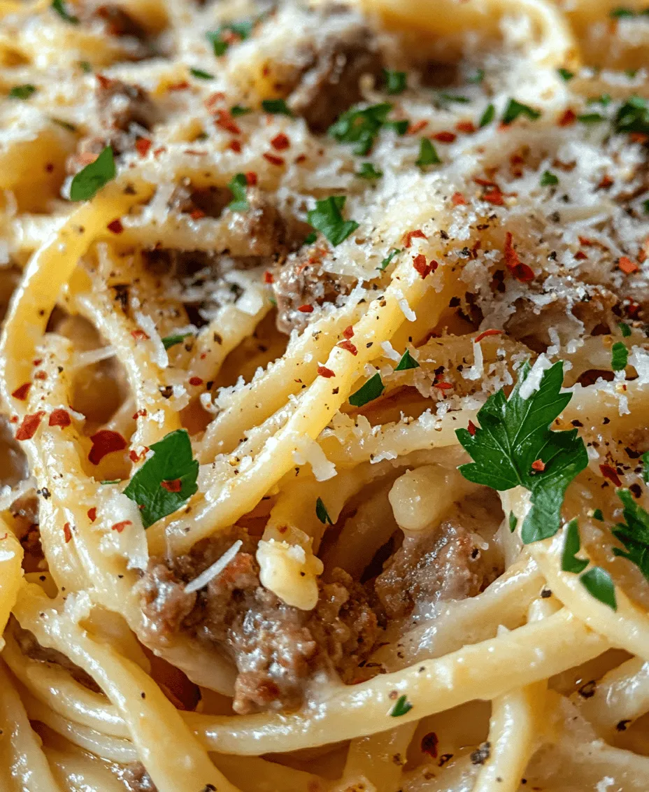 If you're searching for a dish that encapsulates comfort and indulgence, look no further than Cheesy Garlic Butter Linguine with Beef & Sausage. This delectable pasta dish brings together an irresistible combination of flavors: the richness of cheese, the savory notes of garlic, and the warm spices from Italian sausage. It’s a meal that not only tantalizes your taste buds but also fills your home with an inviting aroma that beckons everyone to the dinner table.