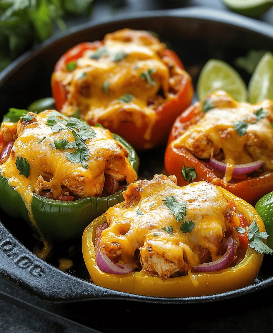 Stuffed peppers are a culinary classic that transcends borders, offering a delightful way to enjoy a wholesome meal. With roots in various cuisines, from Mediterranean to Mexican, these vibrant vessels of flavor are not only visually appealing but also versatile and satisfying. Among the myriad of stuffed pepper recipes, Chicken Fajita Stuffed Peppers stand out as a perfect fusion of taste and nutrition. Combining the zesty essence of fajitas with the wholesome goodness of bell peppers, this dish provides a healthy meal option that can be enjoyed by families, served at gatherings, or prepared ahead for meal prep.