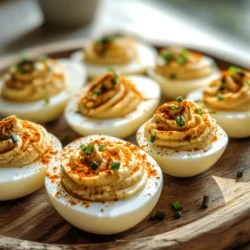 Deviled eggs are more than just a simple appetizer; they are a culinary classic that evokes feelings of nostalgia and joy at gatherings. Whether you are hosting a festive holiday celebration, attending a casual backyard barbecue, or simply enjoying a cozy family meal, deviled eggs have a special way of bringing people together. Their creamy, rich filling and perfectly seasoned egg whites make them a crowd-pleasing choice for any occasion.