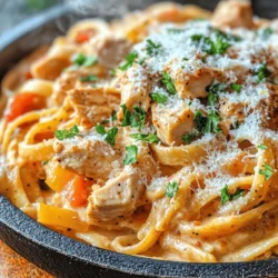 Creamy Cajun Chicken Pasta is a dish that brings the vibrant and robust flavors of Cajun cuisine to the forefront, offering a delightful combination of spices, creamy textures, and hearty ingredients. Originating from the southern parts of the United States, Cajun cooking is known for its boldness and ability to transform simple ingredients into something extraordinary. This pasta dish captures the essence of Cajun flavors, making it a favorite among food enthusiasts and a go-to recipe for busy individuals and families alike.