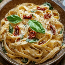 If you're in search of a dish that embodies comfort, flavor, and simplicity, look no further than creamy sun-dried tomato pasta. This delightful recipe strikes the perfect balance between indulgence and ease, making it an ideal choice for both weeknight dinners and special occasions.
