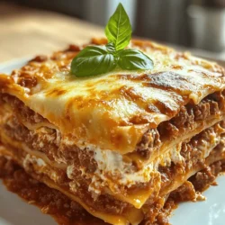 There’s something inherently comforting about a warm, hearty plate of classic beef lasagna. This beloved Italian dish has been a staple in households around the world, cherished for its layers of rich flavors and gooey cheese. Lasagna is not just food; it’s a culinary hug that brings family and friends together, whether during a cozy weeknight dinner or a festive gathering. The beauty of homemade meals lies not only in their taste but also in the love and care that goes into preparing them.